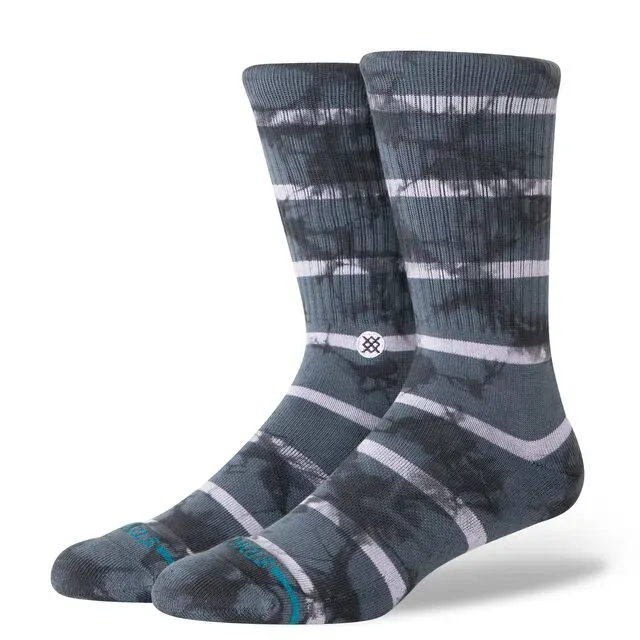 Stance Mojo Crew strømper Turbulence blå bomuld