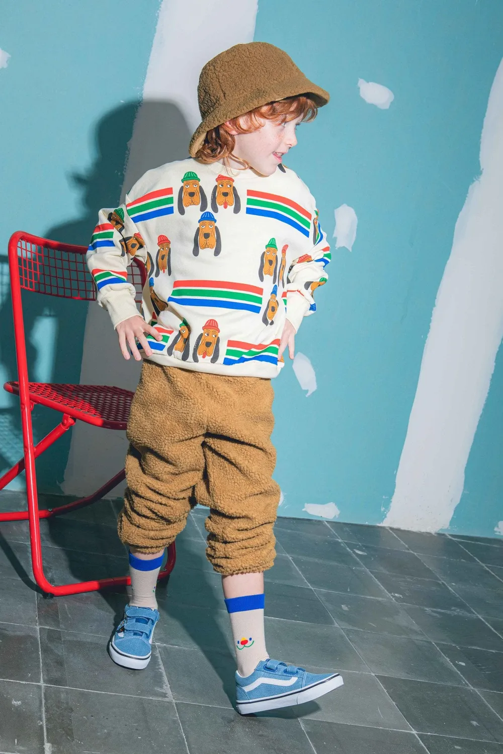 Eat My Socks Jolly Bear børnestrømper bjørn bomuld