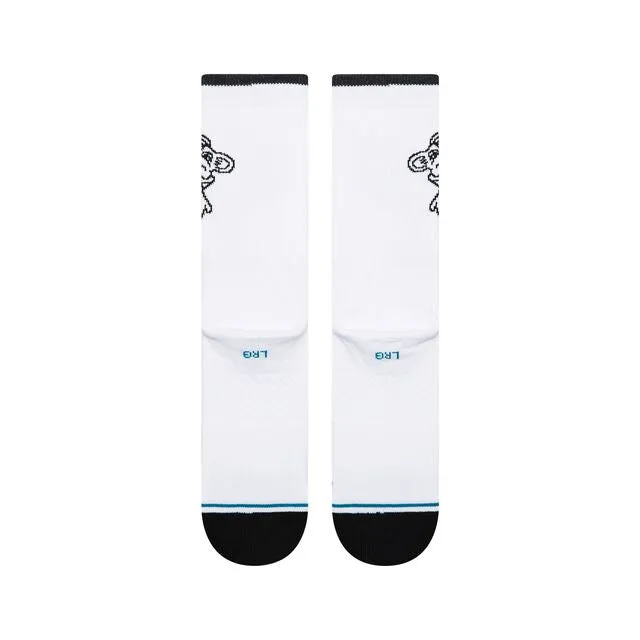 Stance High Quality Low Class crew sokker hvid