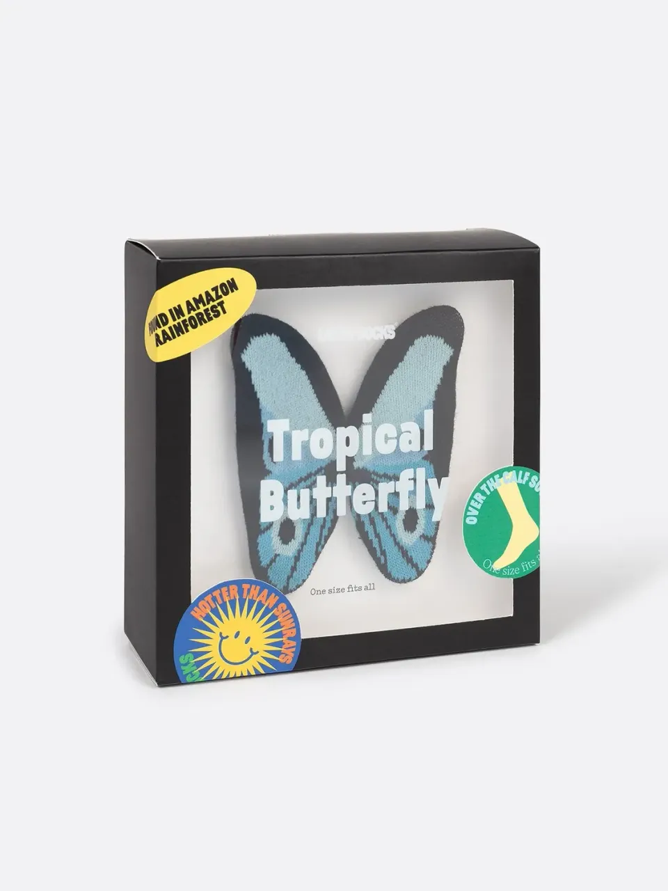 Eat My Socks Tropical Butterfly sokker 1 par blå