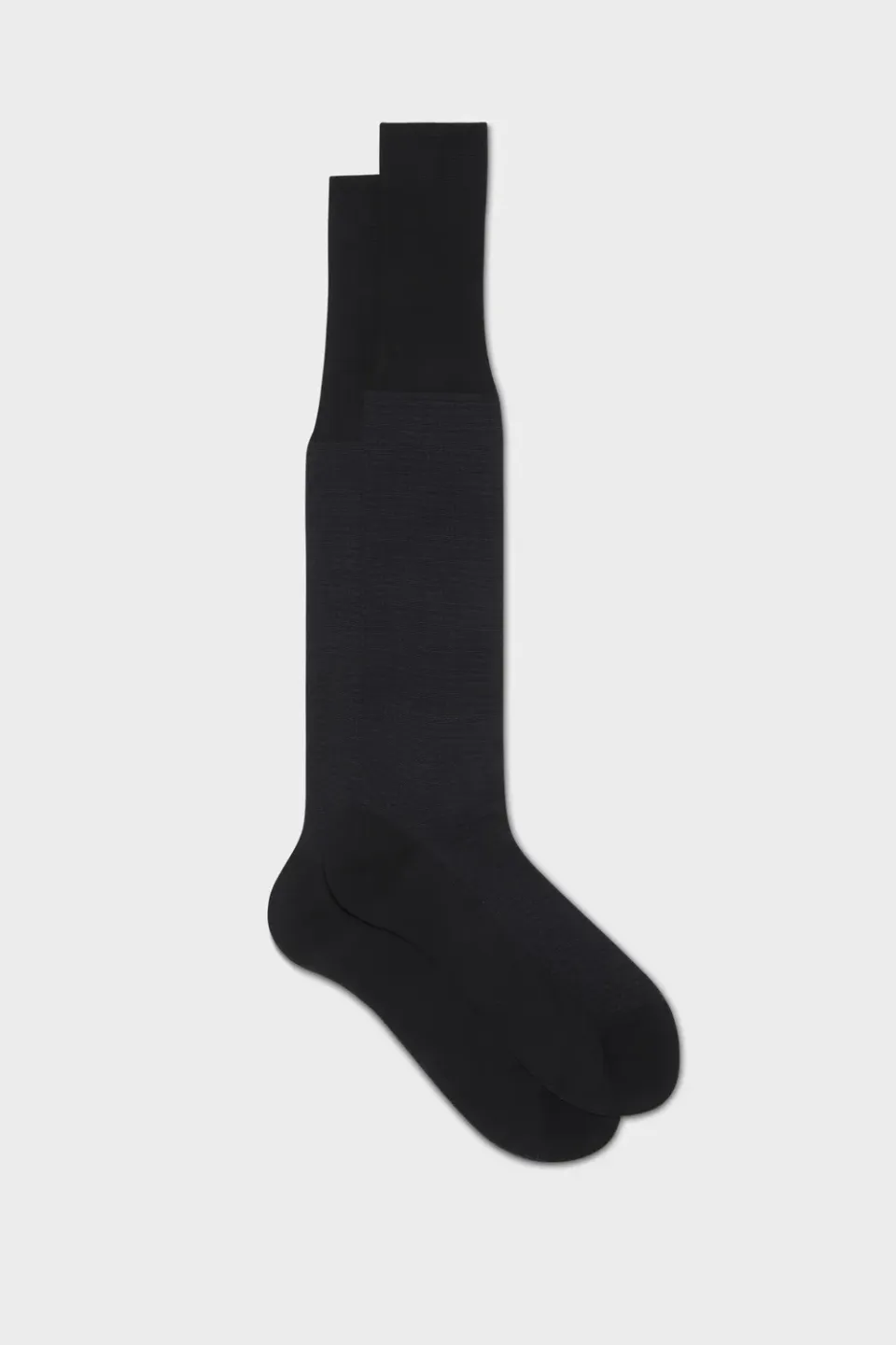 Bresciani Essentials Leo strømper sort pied-de-poule bomuld