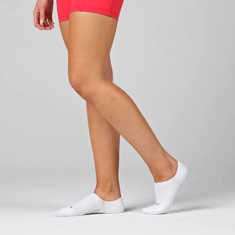 Feetures Elite Ultra Light Invisible løbestrømper White