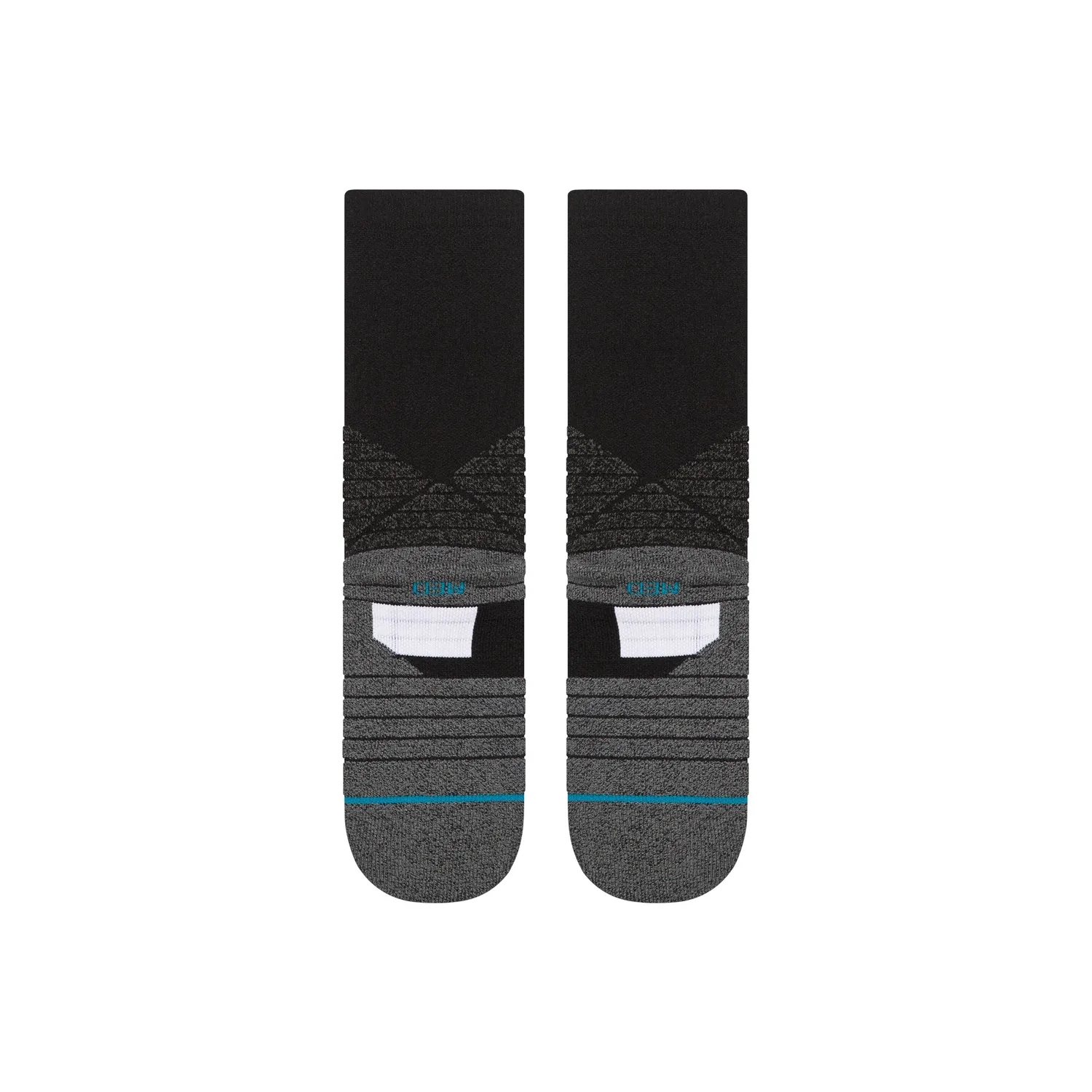 Stance Icon Sport Crew sokker sort åndbar