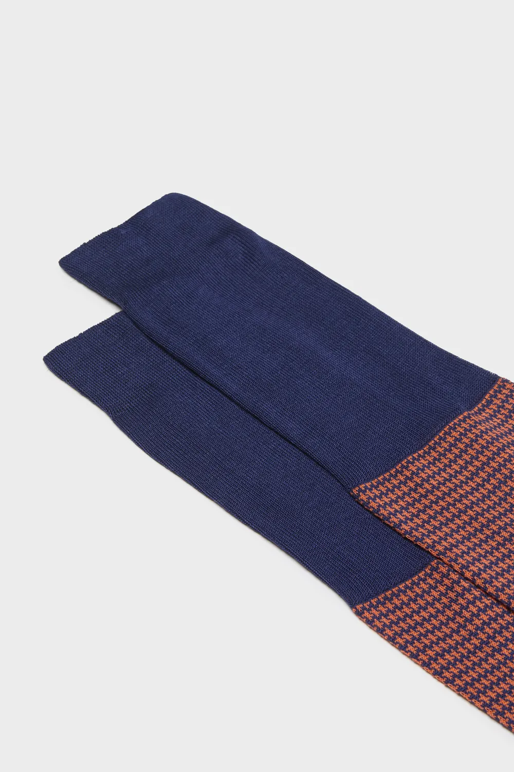 Bresciani Essentials Leo herresokker navy hanetand