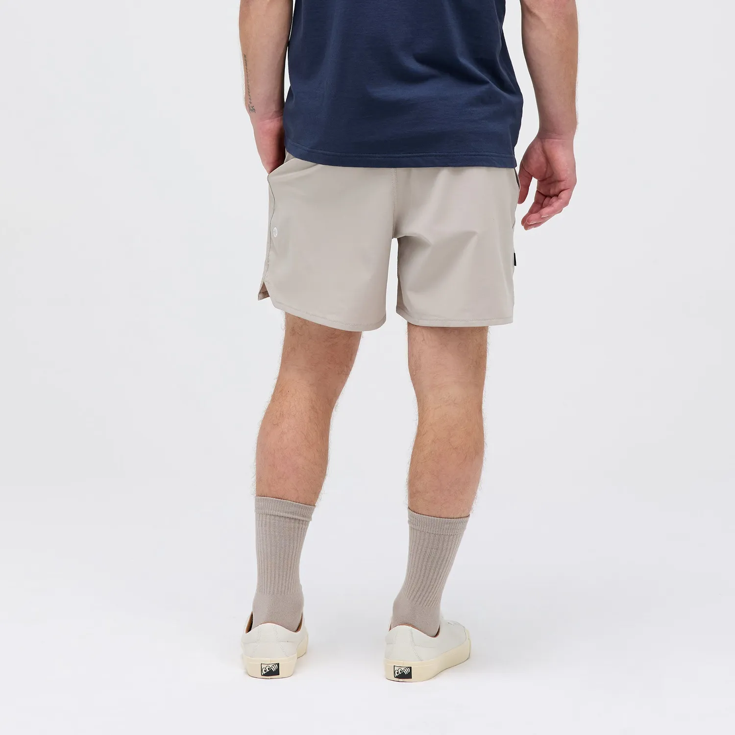Stance Complex Hybrid 5" shorts string grey stræk