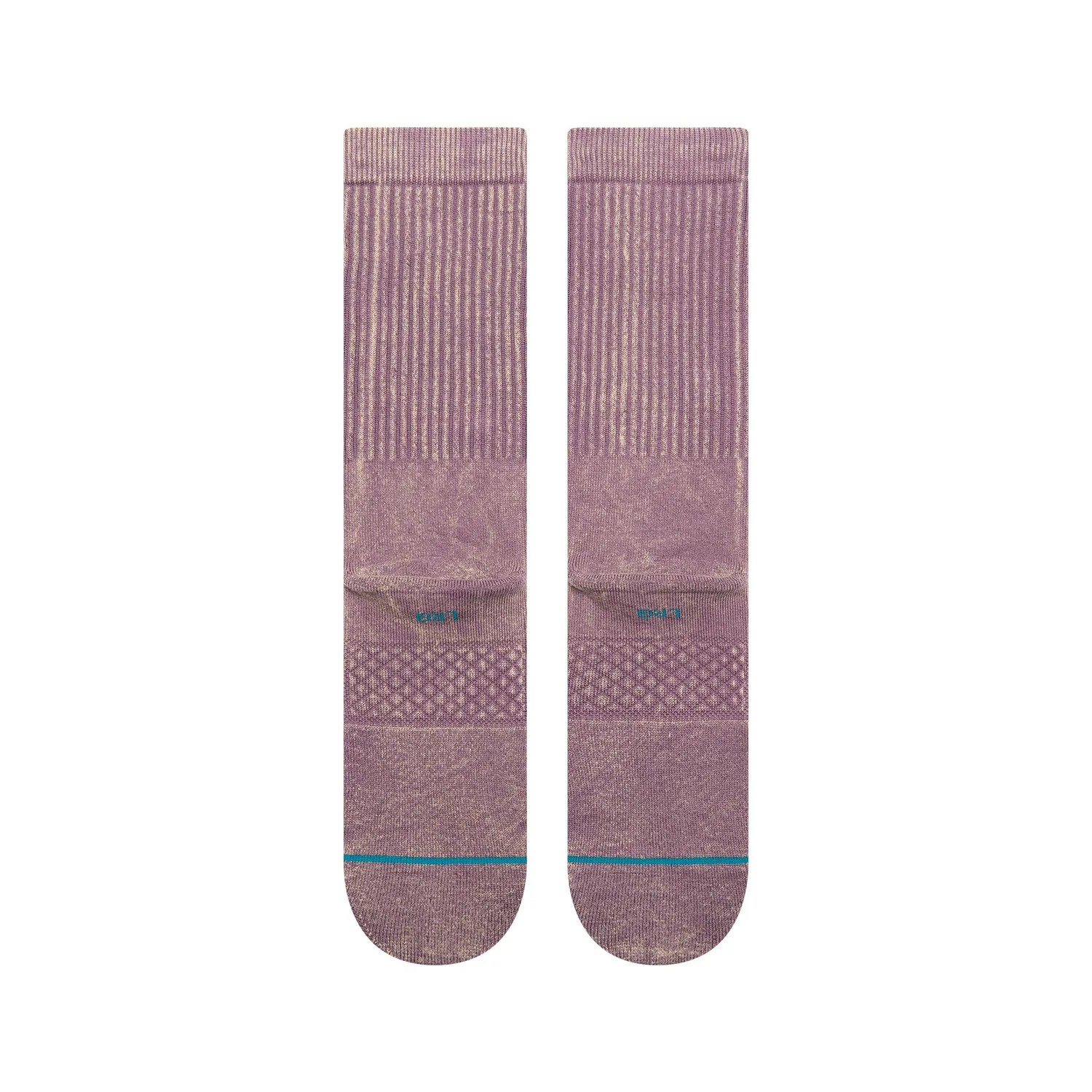 Stance Icon Dyed Crew strømper plum – bomuld