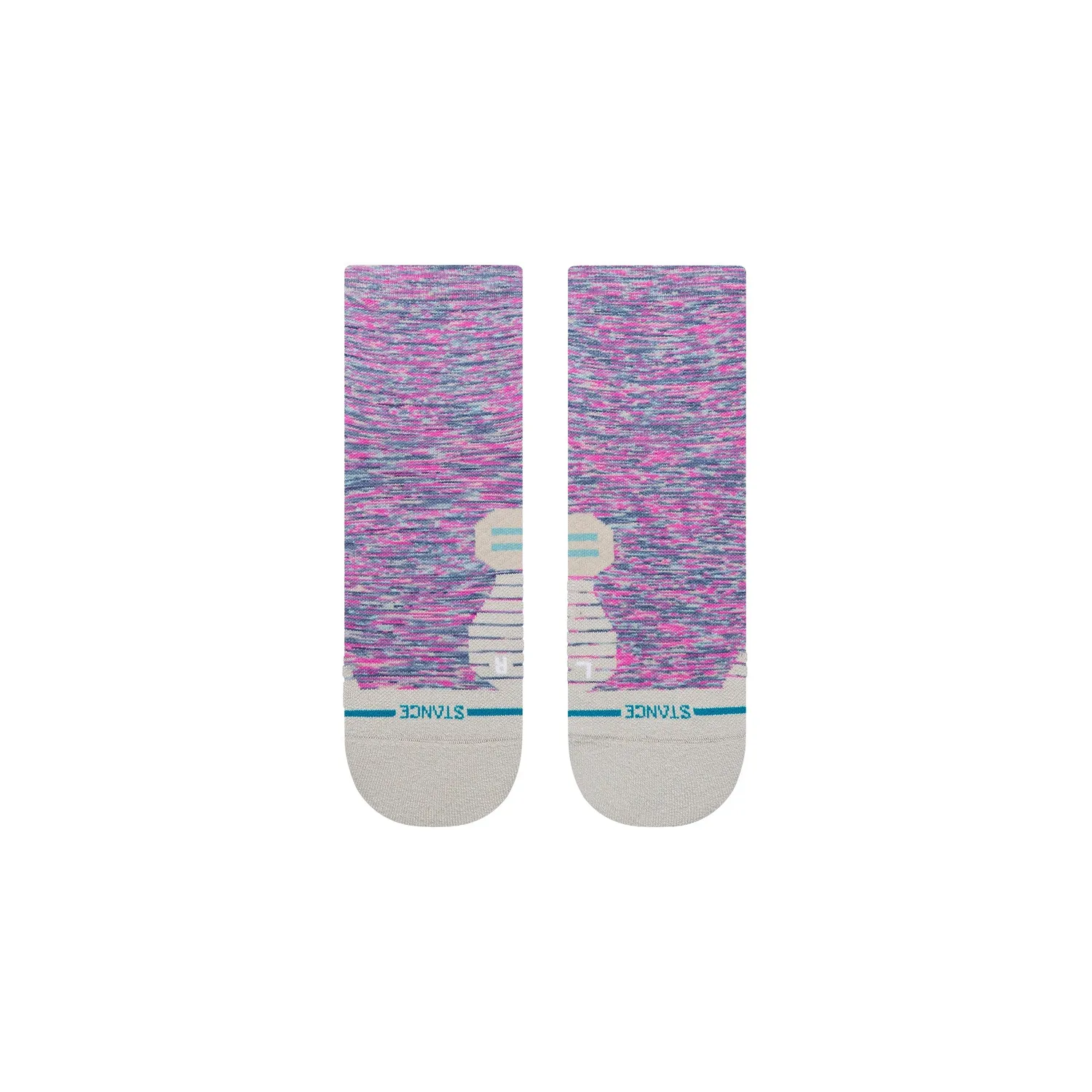 Stance Marshy Light Quarter løbestrømper pink 1 par let