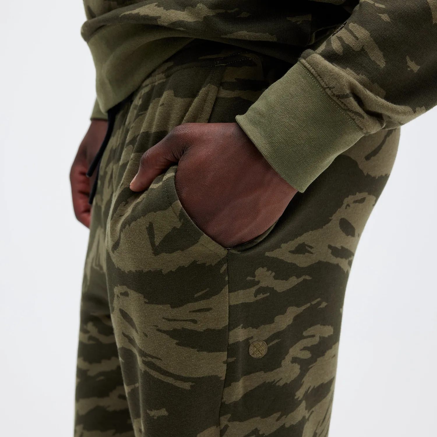 Stance Shelter jogger green camo blød fleece