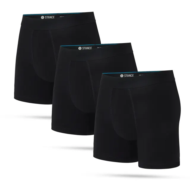 Stance Boxer Brief 3-pak boxershorts sort bomuld
