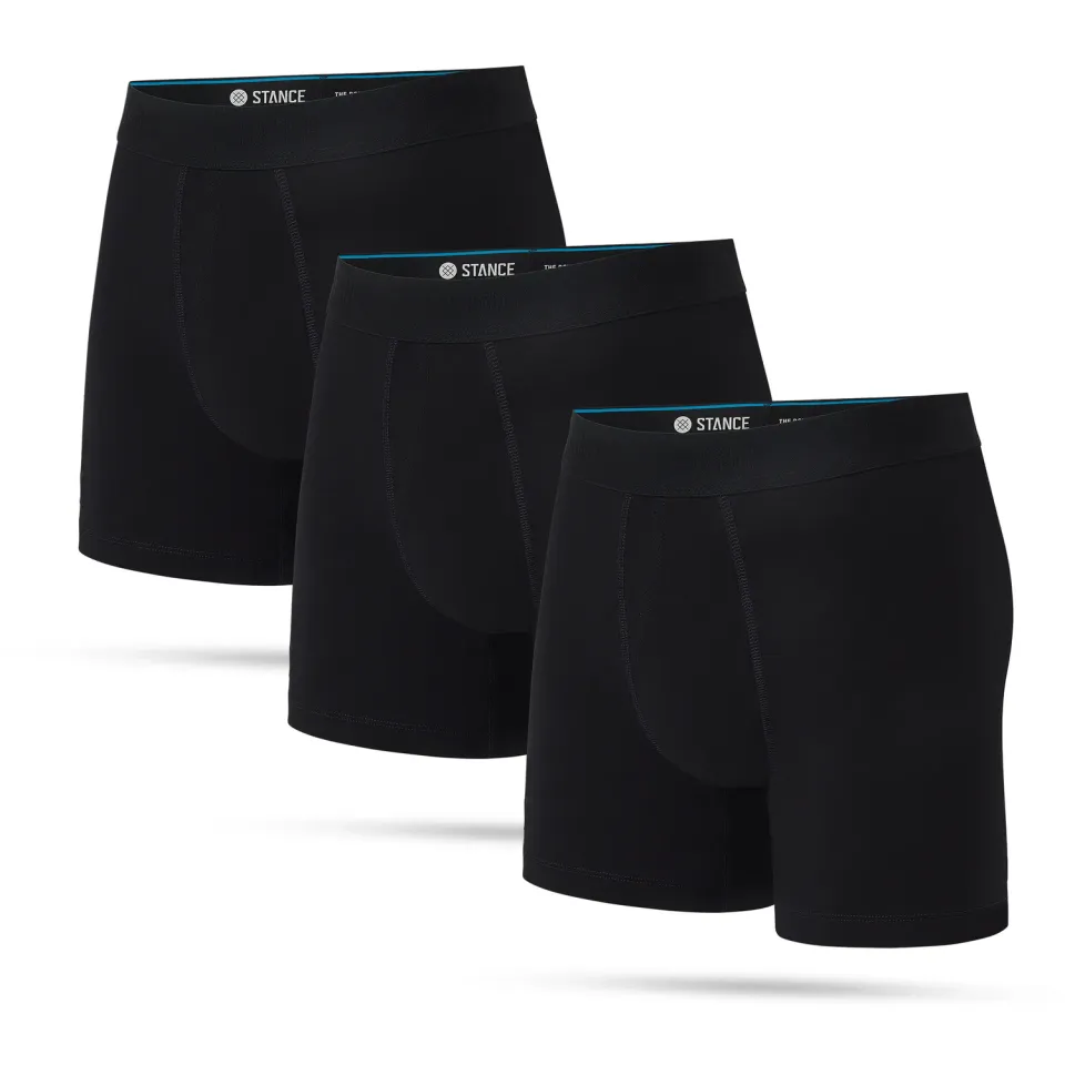 Stance Boxer Brief 3-pak boxershorts sort bomuld