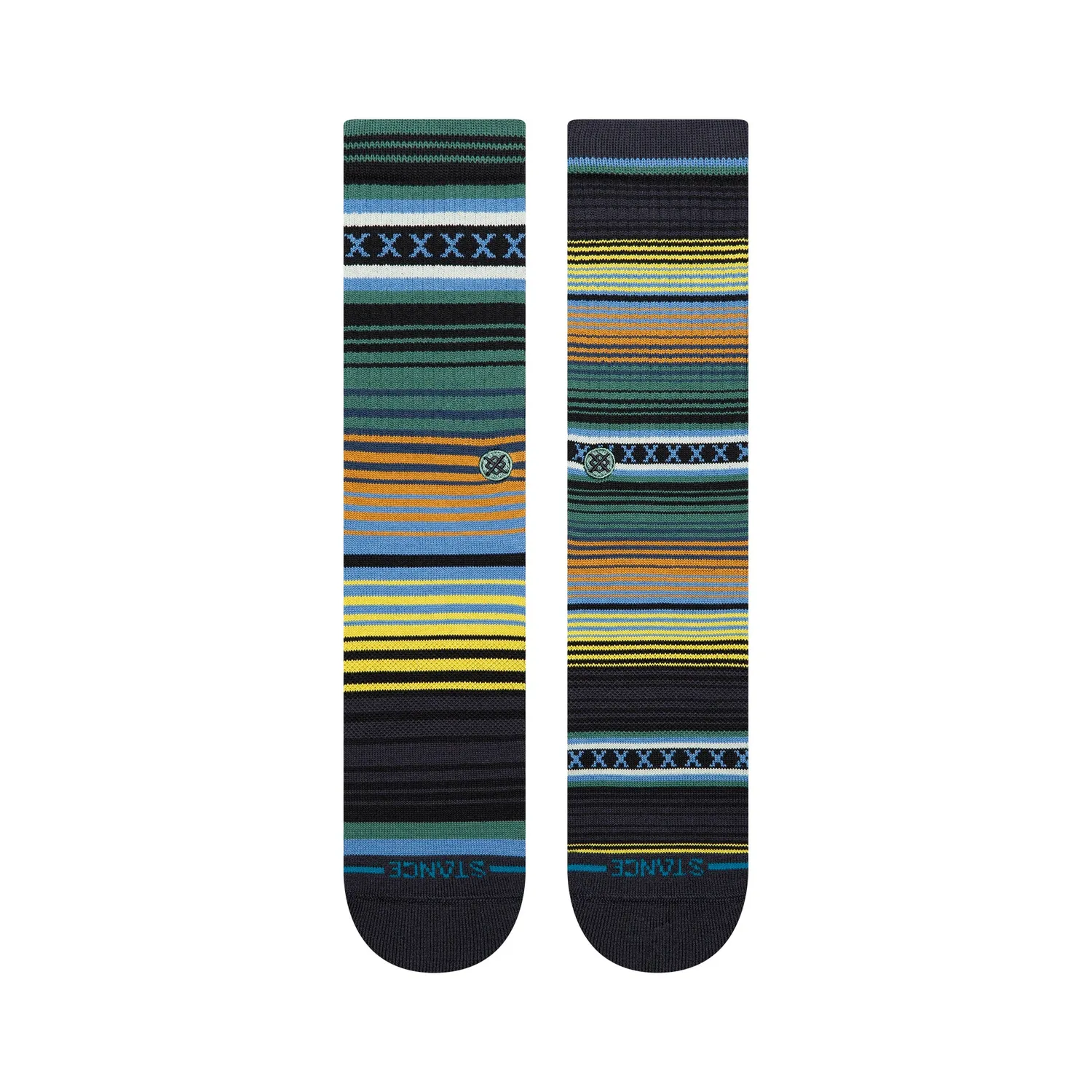 Stance Curren St Crew sokker petrol bomuld