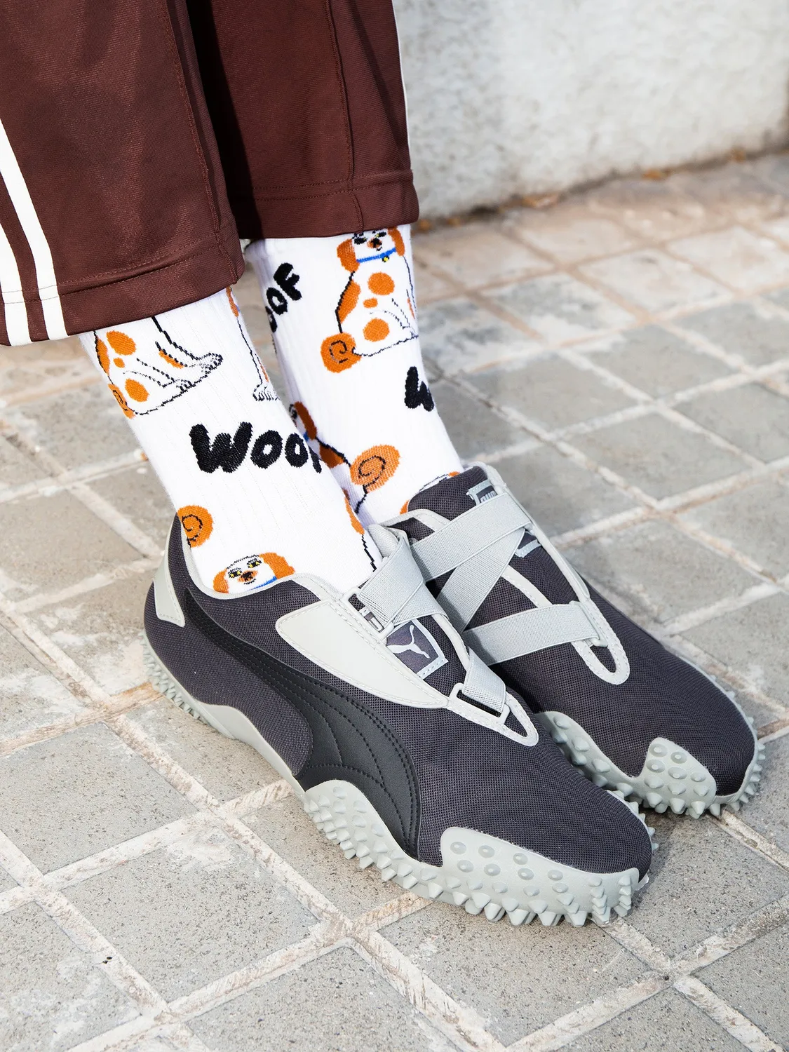 Eat My Socks Dog sokker flad pakke åndbar bomuld
