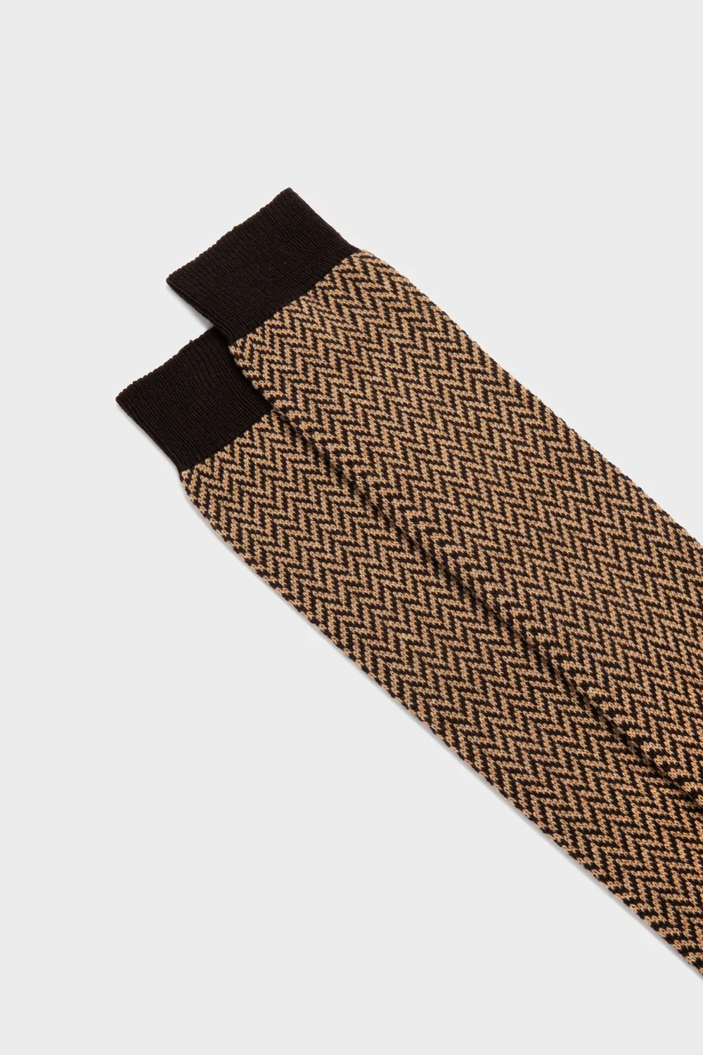 Bresciani Essentials Davide herresokker brun cashmere