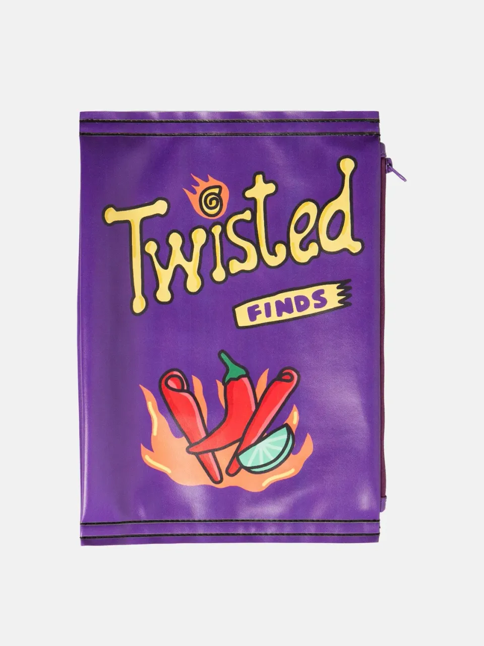 Eat My Socks Twisted Finds pouch bag