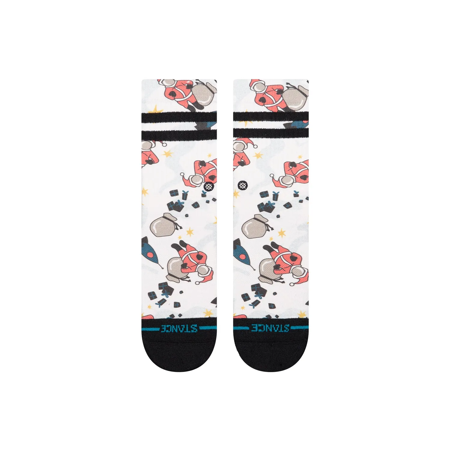 Stance Space Claus crew børnestrømper canvas – jul