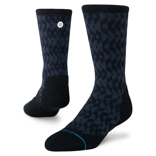 Stance Digzig Light Crew løbestrømper Sea Blue – let dæmpning