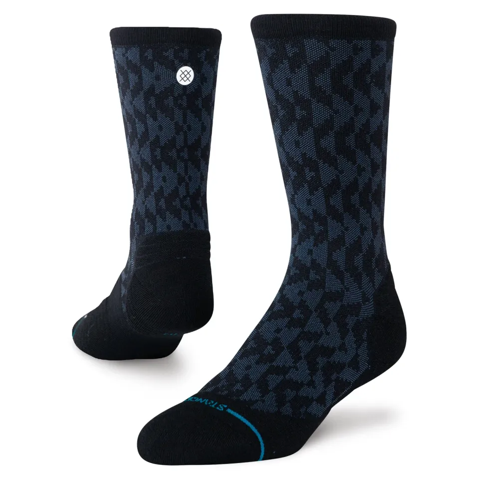 Stance Digzig Light Crew løbestrømper Sea Blue – let dæmpning