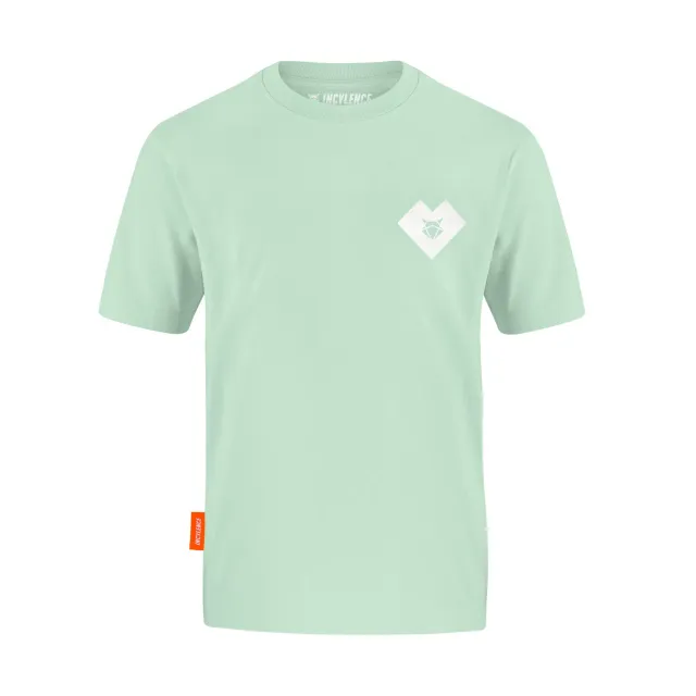 Incylence T-Shirt One løbeshirt men aqua V2 bomuld