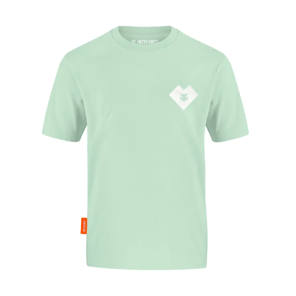 Incylence T-Shirt One løbeshirt men aqua V2 bomuld