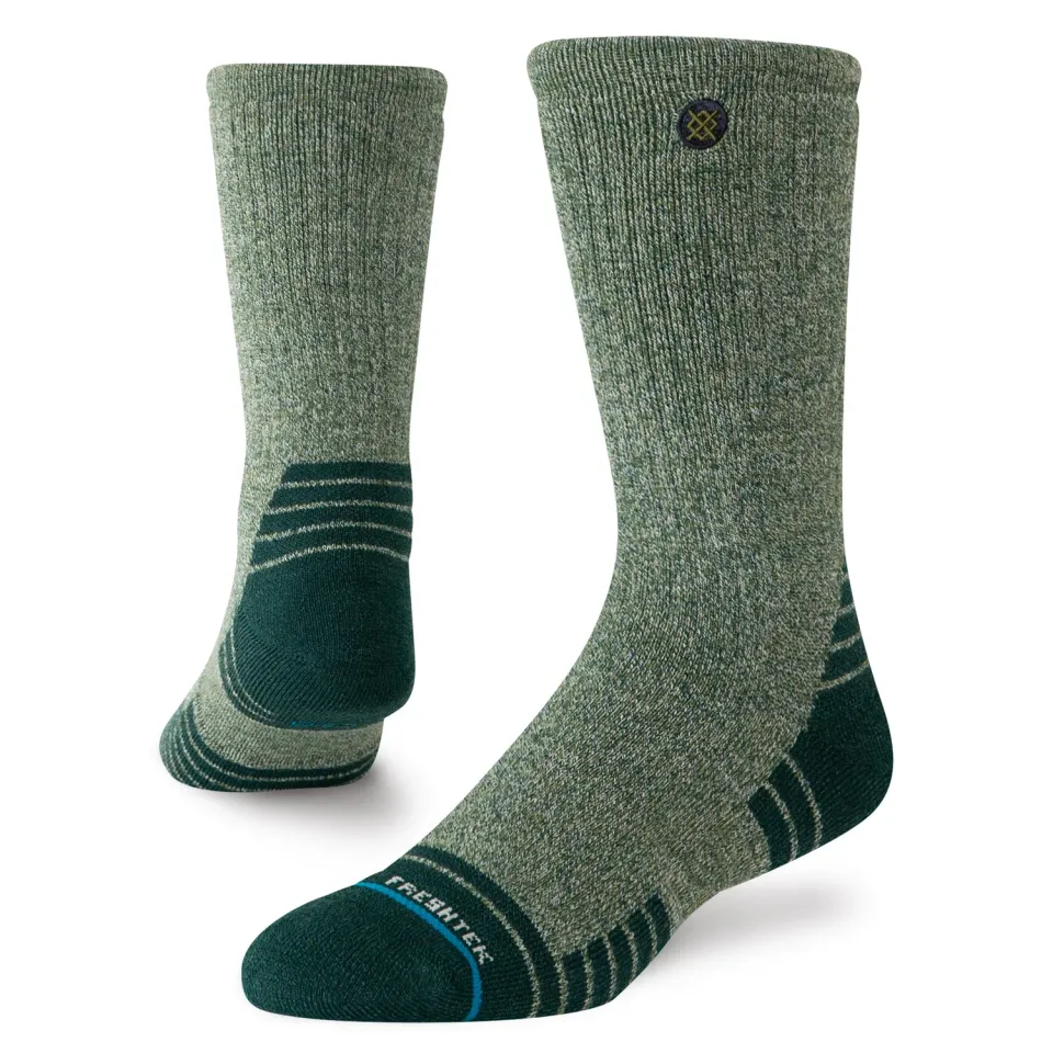 Stance Blend In Hike Crew vandrestrømper Pine medium