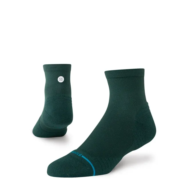 Stance Run Light Quarter løbestrømper pine let polstring