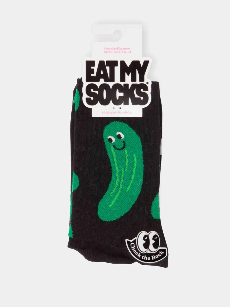 Eat My Socks Pickles Flat-Pack strømper bomuld