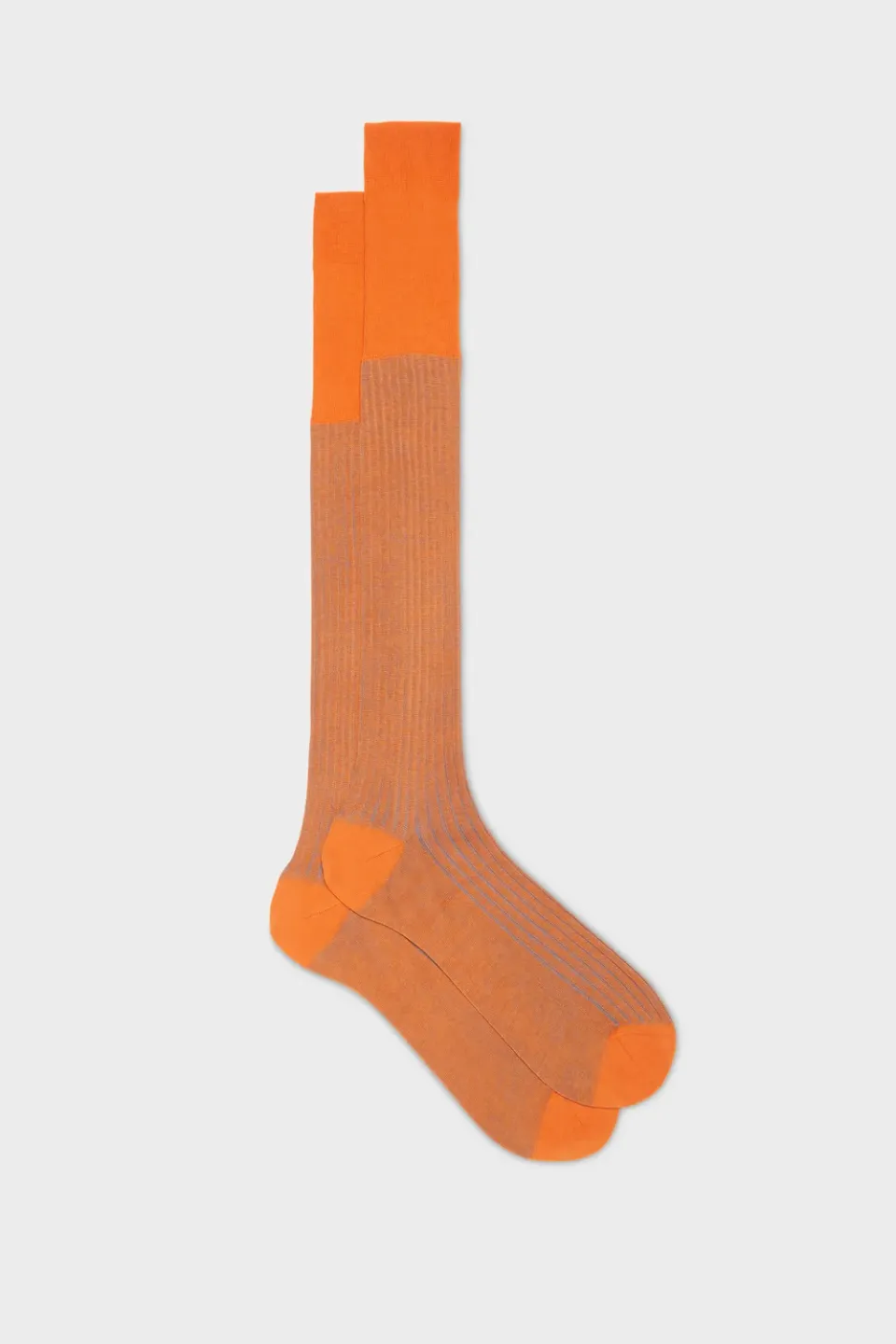 Bresciani Essentials Mario strømper orange-blå bomuld