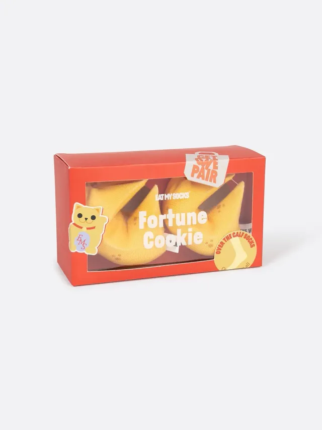 Eat My Socks Fortune Cookie strømper cookieprint