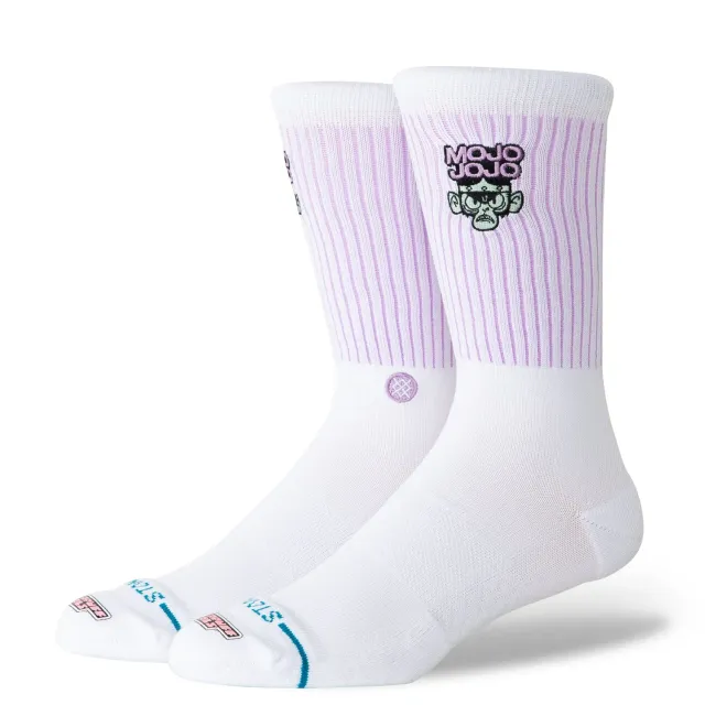 Stance Mojo Jojo Crew strømper hvid bomuld