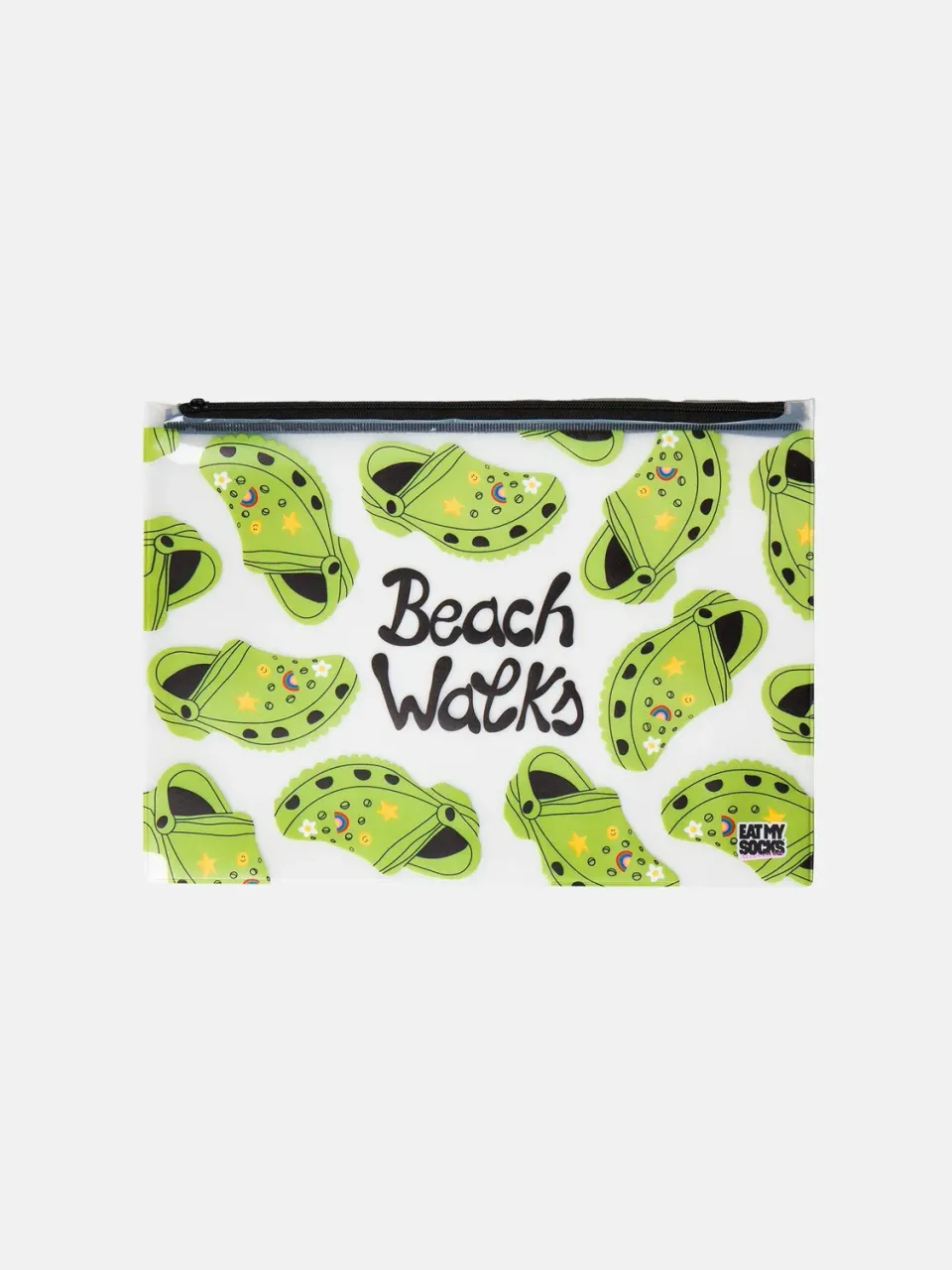 Eat My Socks Beach Walks Zip Bag toilettaske vandafvisende