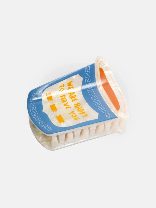 Eat My Socks Happy To Serve You hårklemme burger