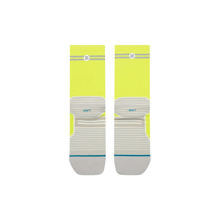 Stance Reflector Light Crew løbestrømper Volt lette