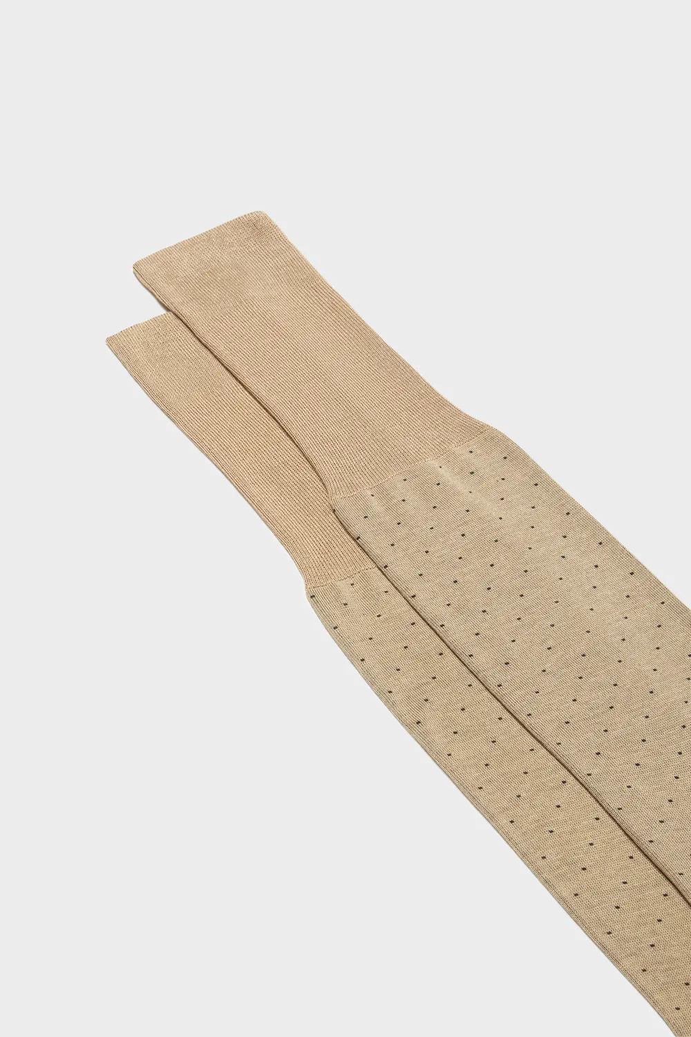 Bresciani Essentials Fabio strømper 1 par tan prikket bomuld