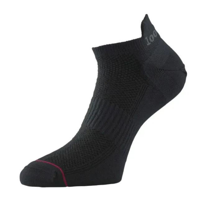 1000 Mile 1548 Tactel sneakersok dobbeltlag sort
