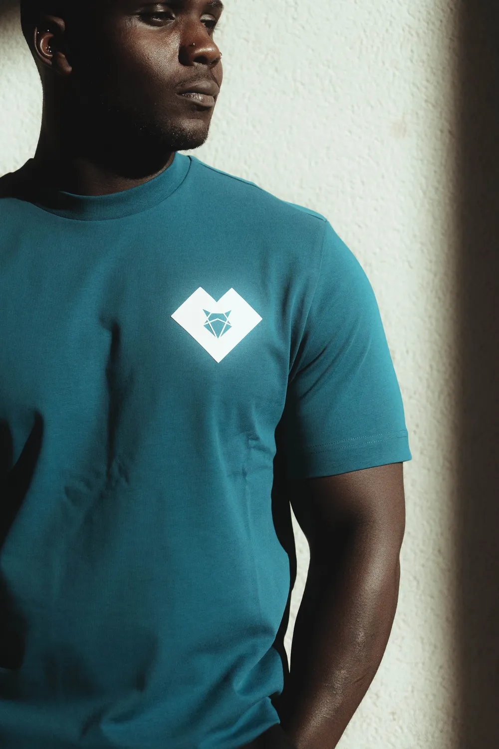 Incylence One Men t-shirt petrol økologisk bomuld