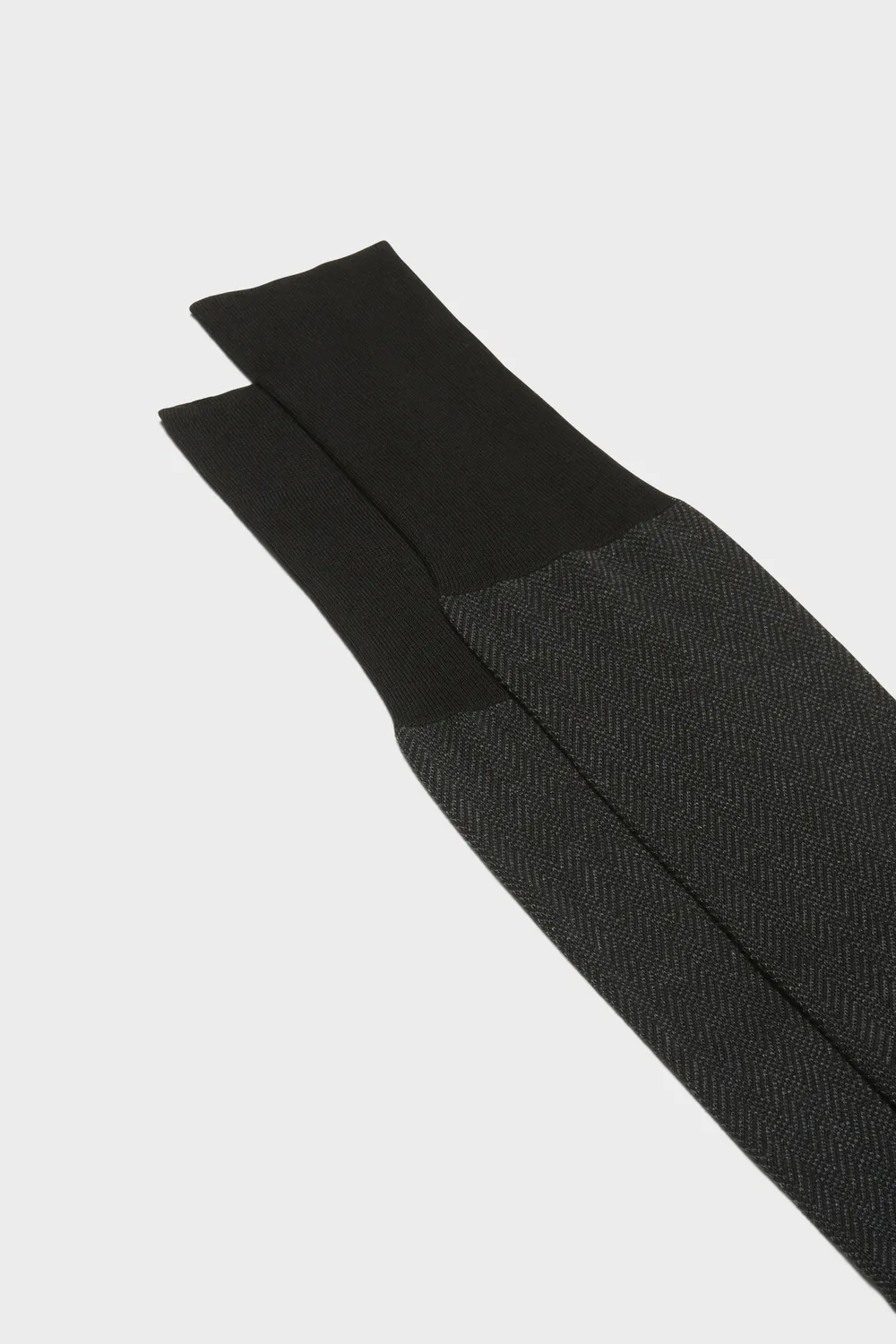 Bresciani Essentials Giulio strømper sort chevron