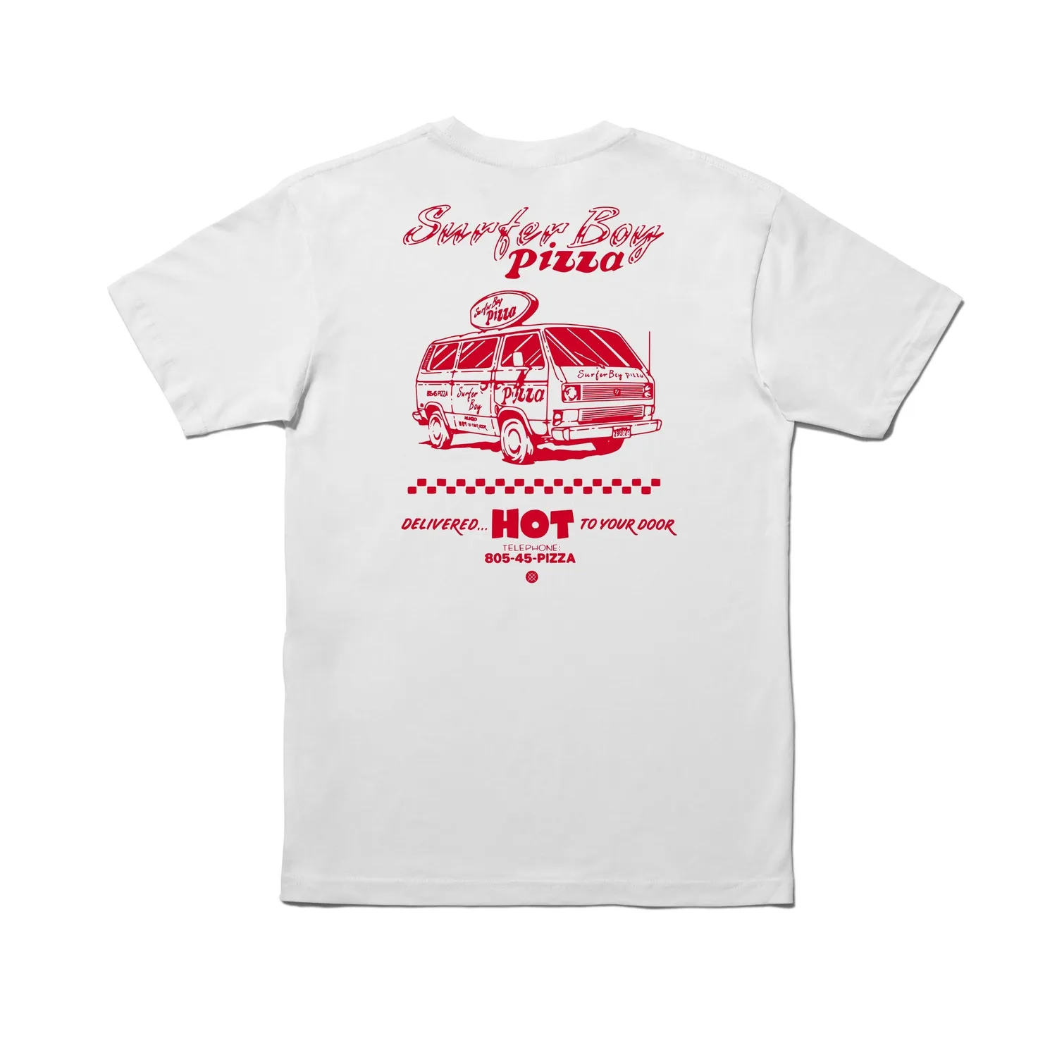 Stance Surfer Boy t-shirt hvid Stranger Things