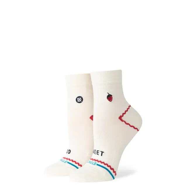 Stance So Sweet Lowrider strømper elfenben – quarter