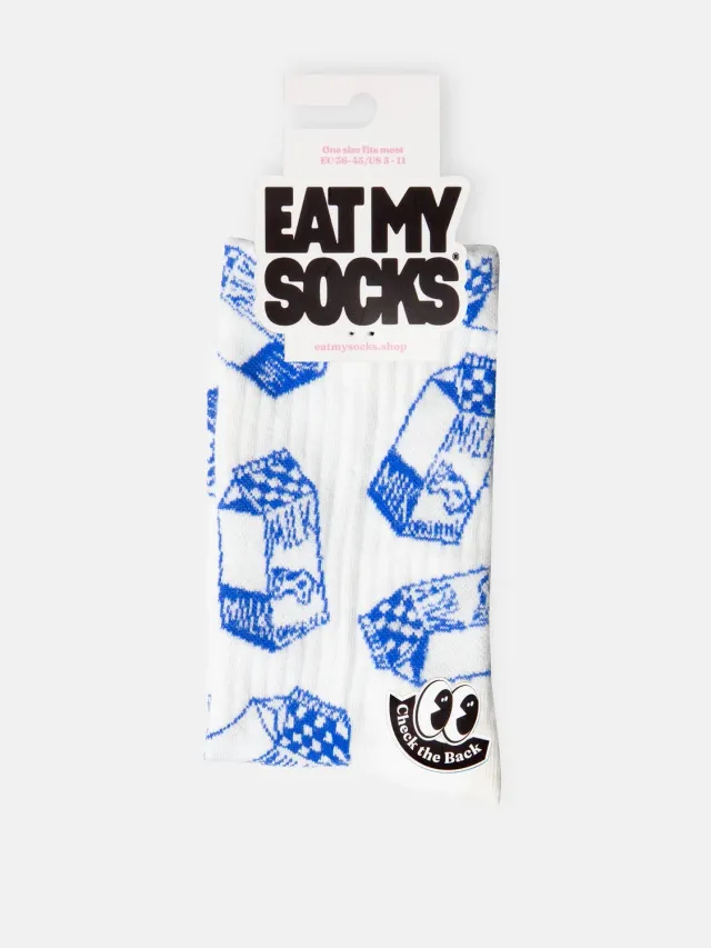 Eat My Socks Milky Day sokker 1 par hvid