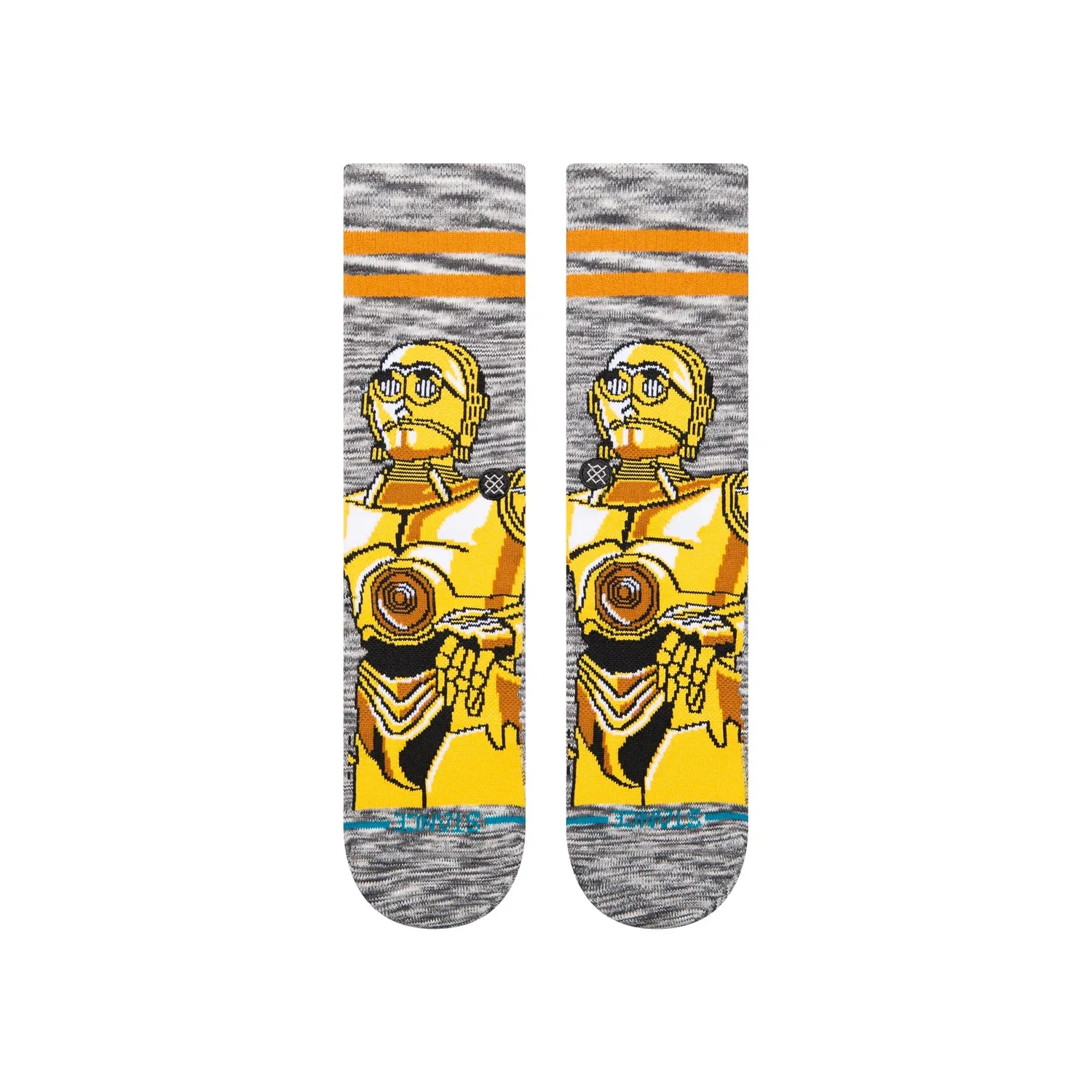 Stance C3PO Crew sokker guld bomuld