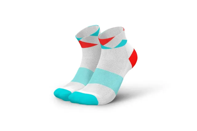Incylence Running Peaks Short løbestrømper cyan inferno – let