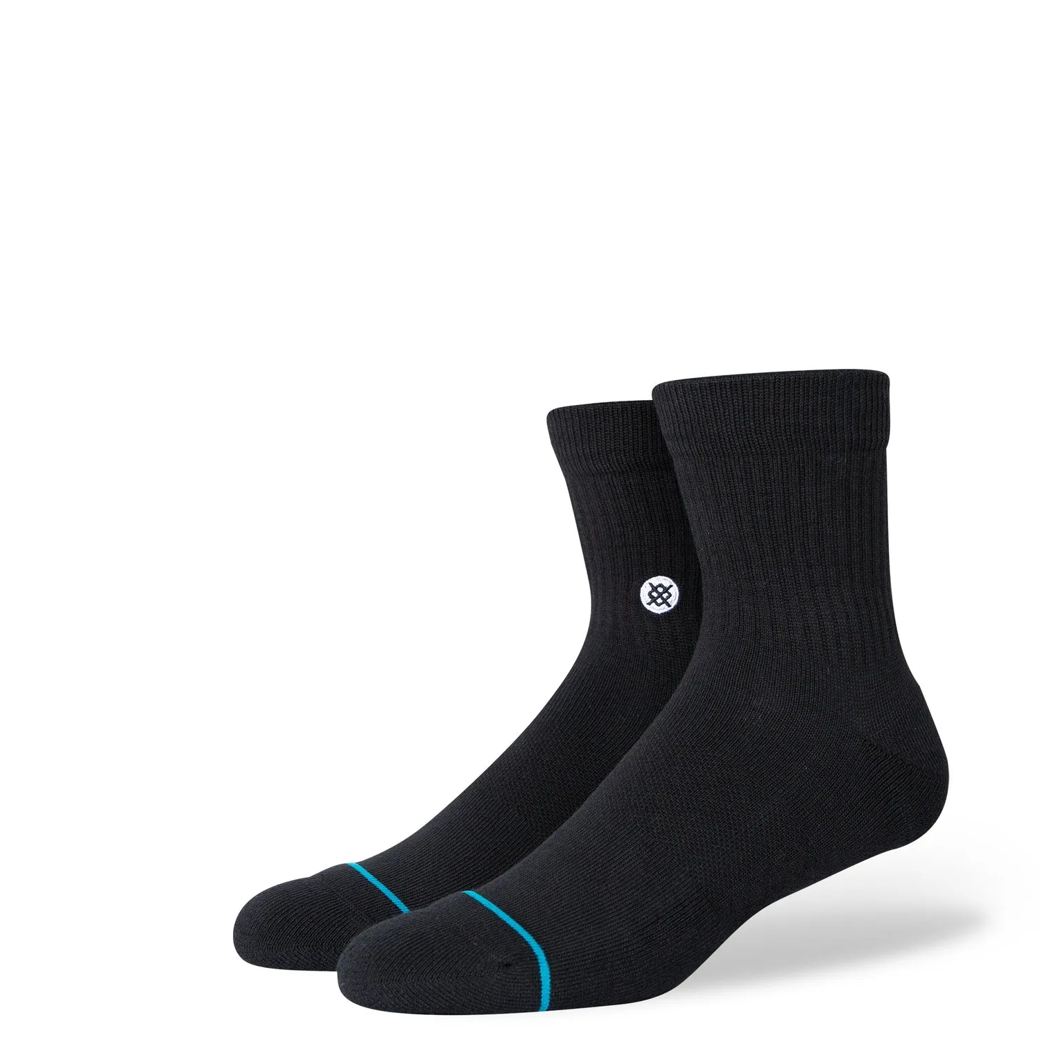 Stance Icon Quarter sokker 3-pak sort bomuld