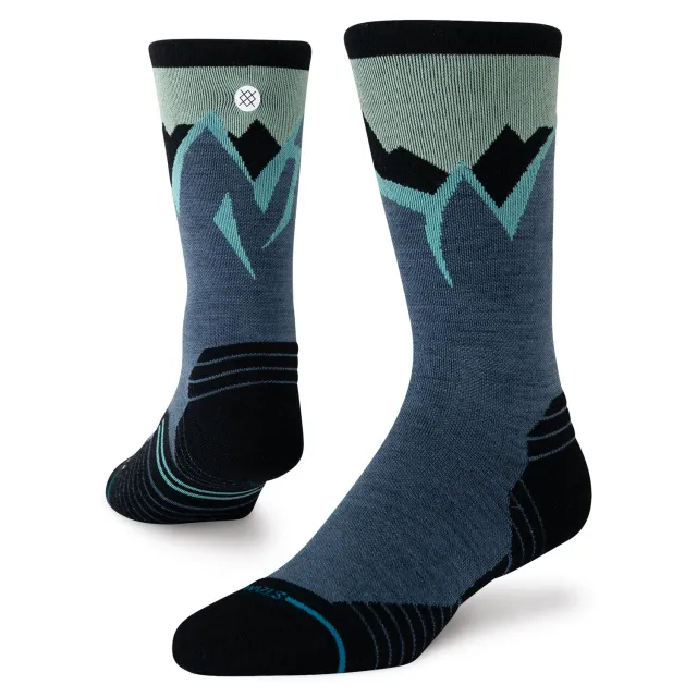 Stance Icy Mountain Light Wool Crew sokker indigo uld