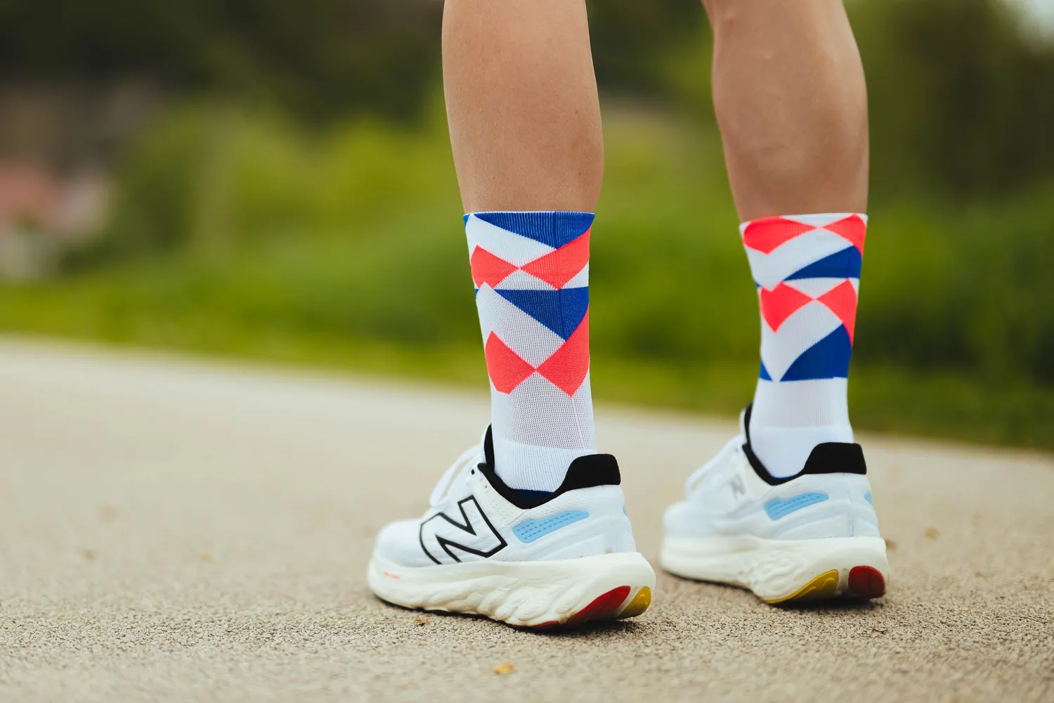 Incylence Running Peaks løbestrømper royal inferno – holdbar