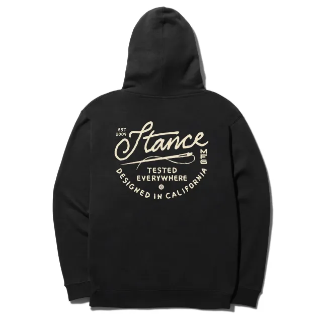 Stance Standard Issue Hoodie sort bomuld