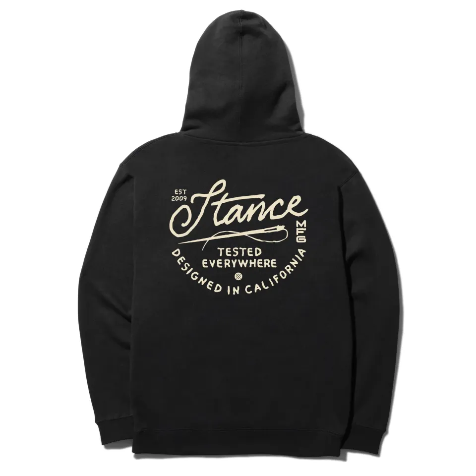 Stance Standard Issue Hoodie sort bomuld