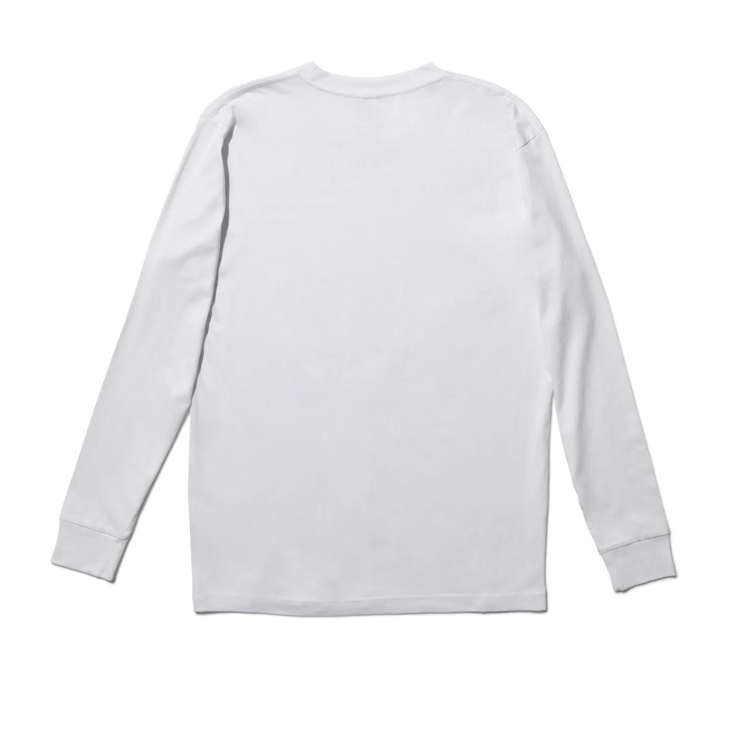 Stance I Did Something langærmet t-shirt hvid bomuld
