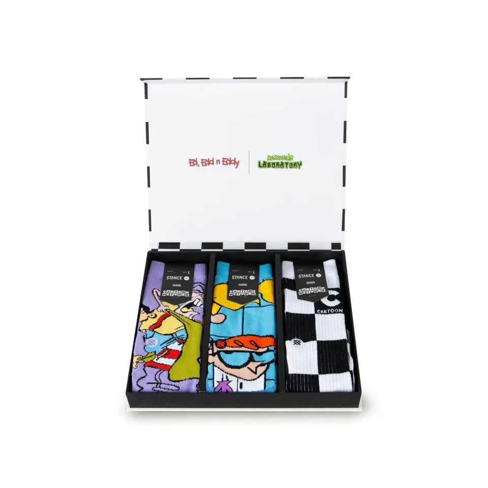 Stance Cartoon Network crewsokker multi bomuld box