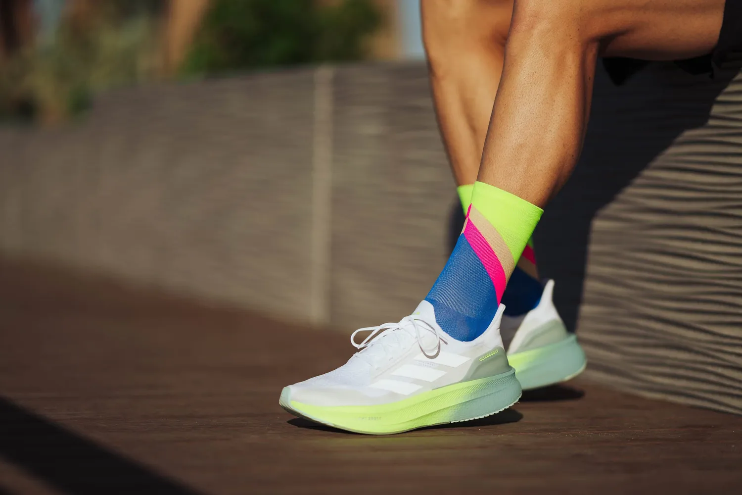 Incylence Ultralight Apex Blue Green løbestrømper lette