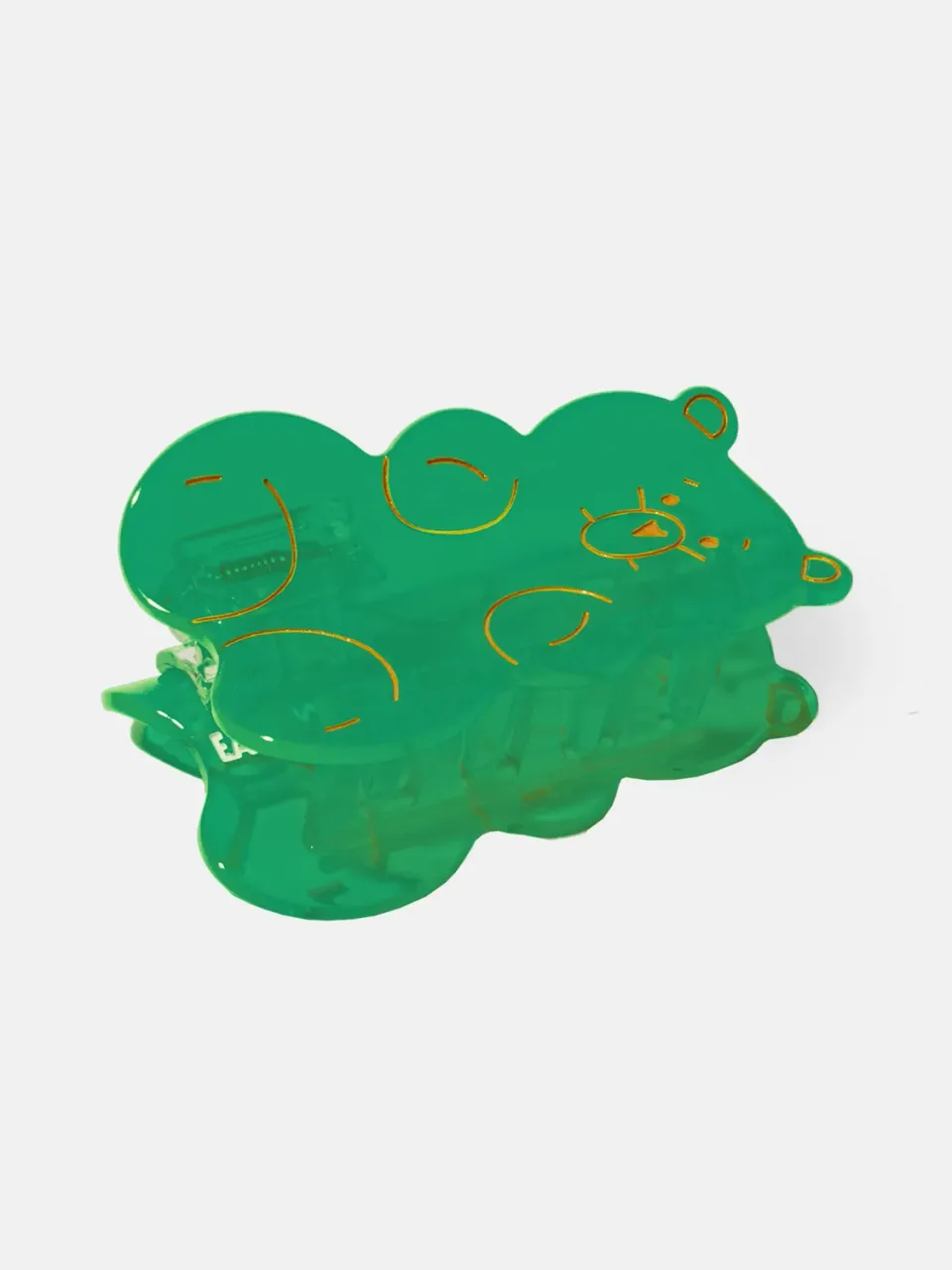 Eat My Socks Green Gummy Bear hårklemme cellulose